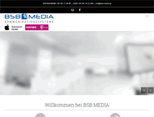 Tablet Screenshot of bsb-media.de